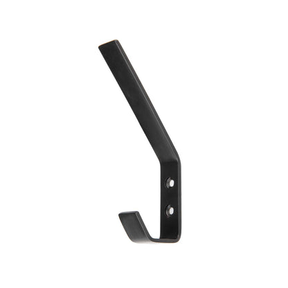 Amazon Basics AB6000-FB-5 Coat Hook, Flat Black