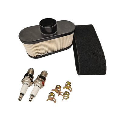 Quaprodur 11013-7047 Air Filter W/ 49065-7007 Oil Filter Kit Replacement for Kawasaki FR651V FR730V FS481V FS541V FS600V FS730V Engine Lawn Mower Tractor