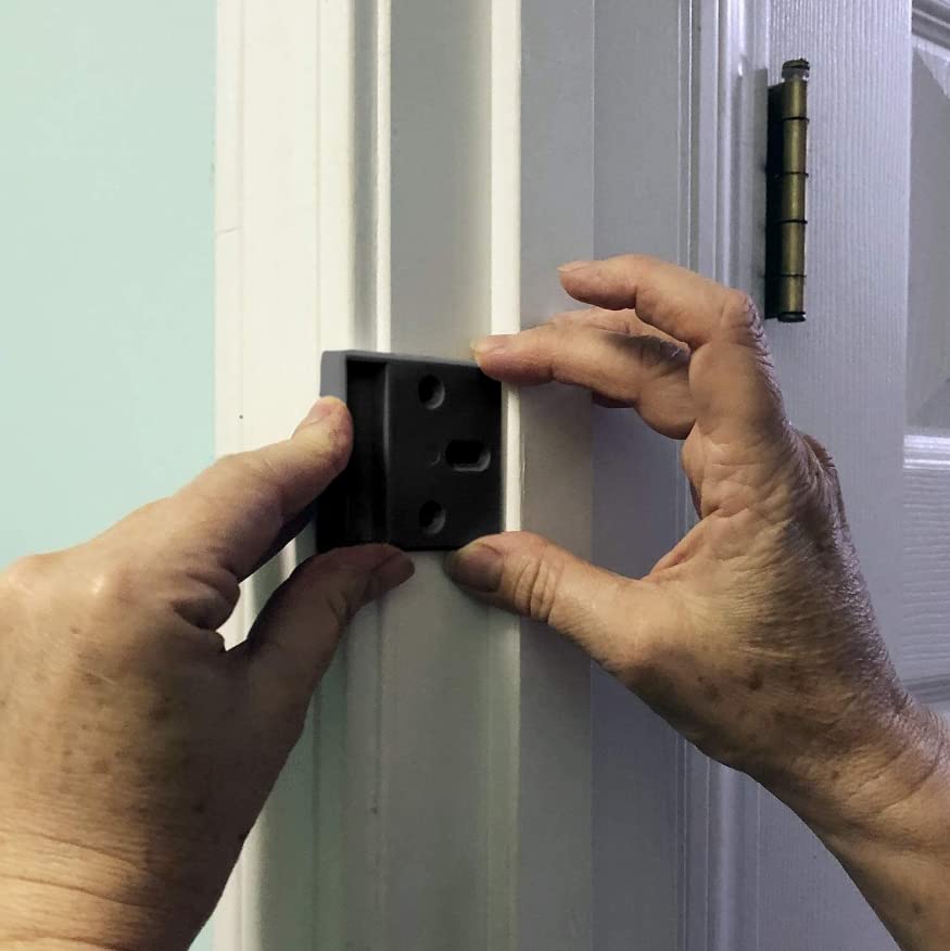 Ultimate Door Guardian Black for Inswing or Outswing Doors with Safety Key