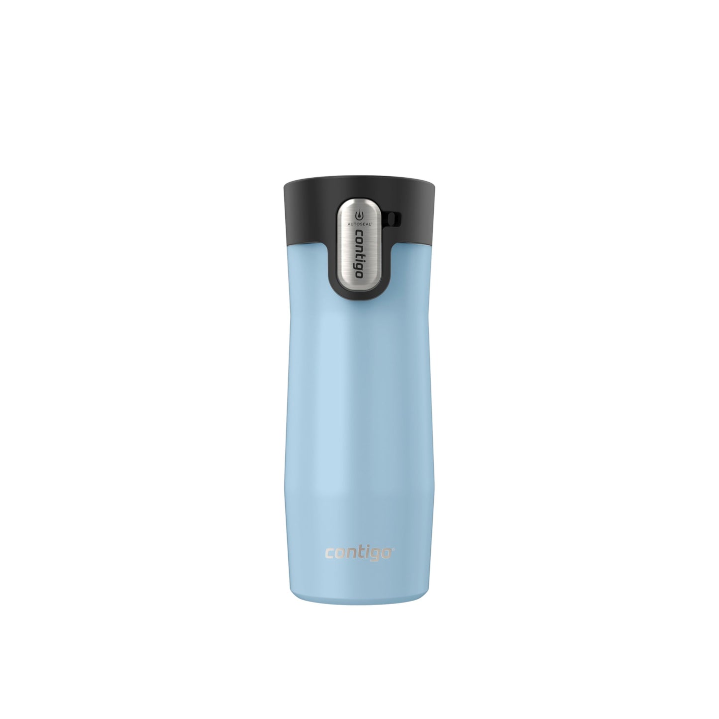 Contigo West Loop 3.0 Stainless Steel Travel Mug with Tea-Bag Hook & Spill-Proof Lid, Vacuum-Insulated Reusable Cup Coffee and Tea, 16 oz (473 mL), Glacier - Keeps Drinks Hot up to 11 Hours