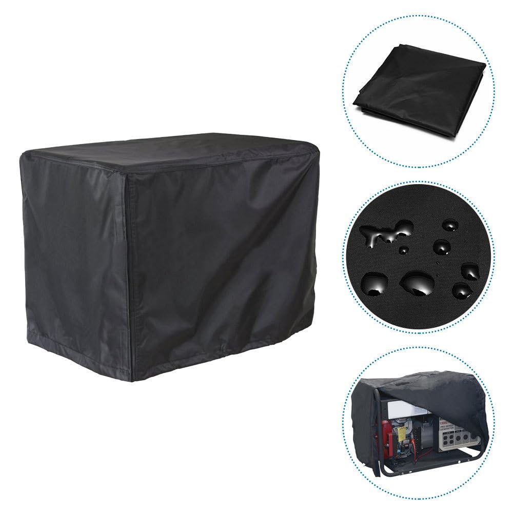 Yardwe Outdoor Generators Covers Heavy Duty Portable Generator Cover Weather Resistant Generator Cover Rain Shelter for Most Generator, 26 x 20 x 20 Inch