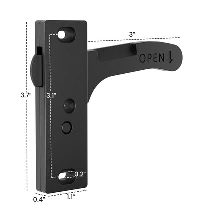 Aluminum RV Screen Door Latch Right Handle Replacement Kit for Travel Trailer, Camper, Motorhome- RV Accessories for Inside