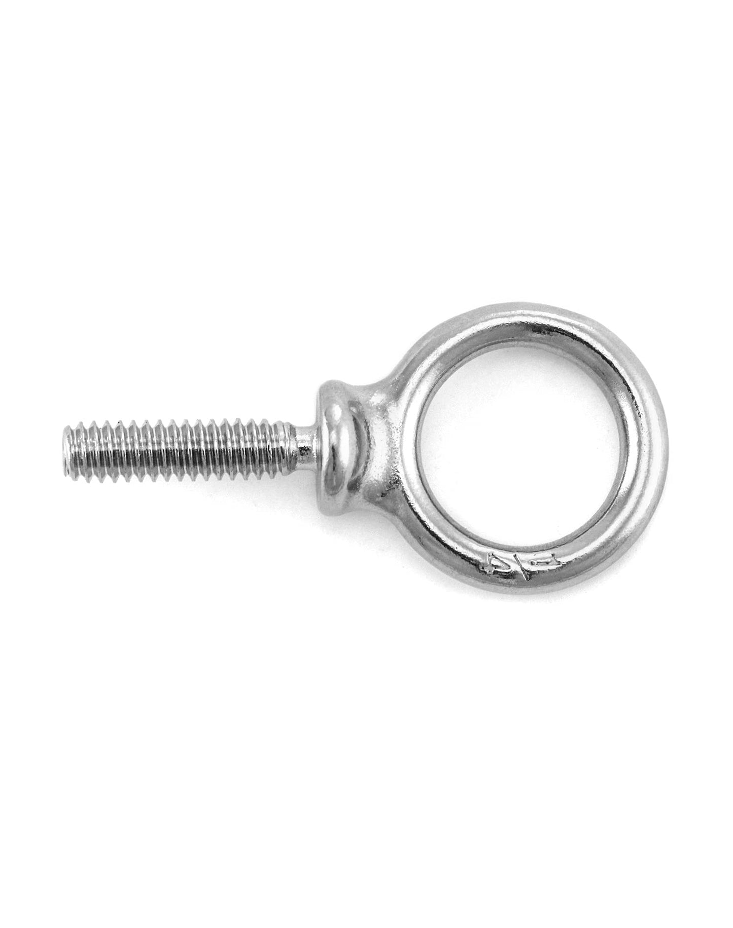 QWORK Eye Bolt, 20 Pack 1/4" - 20 x 1" Marine Grade Stainless Steel Lifting Ring Threaded Eyebolts