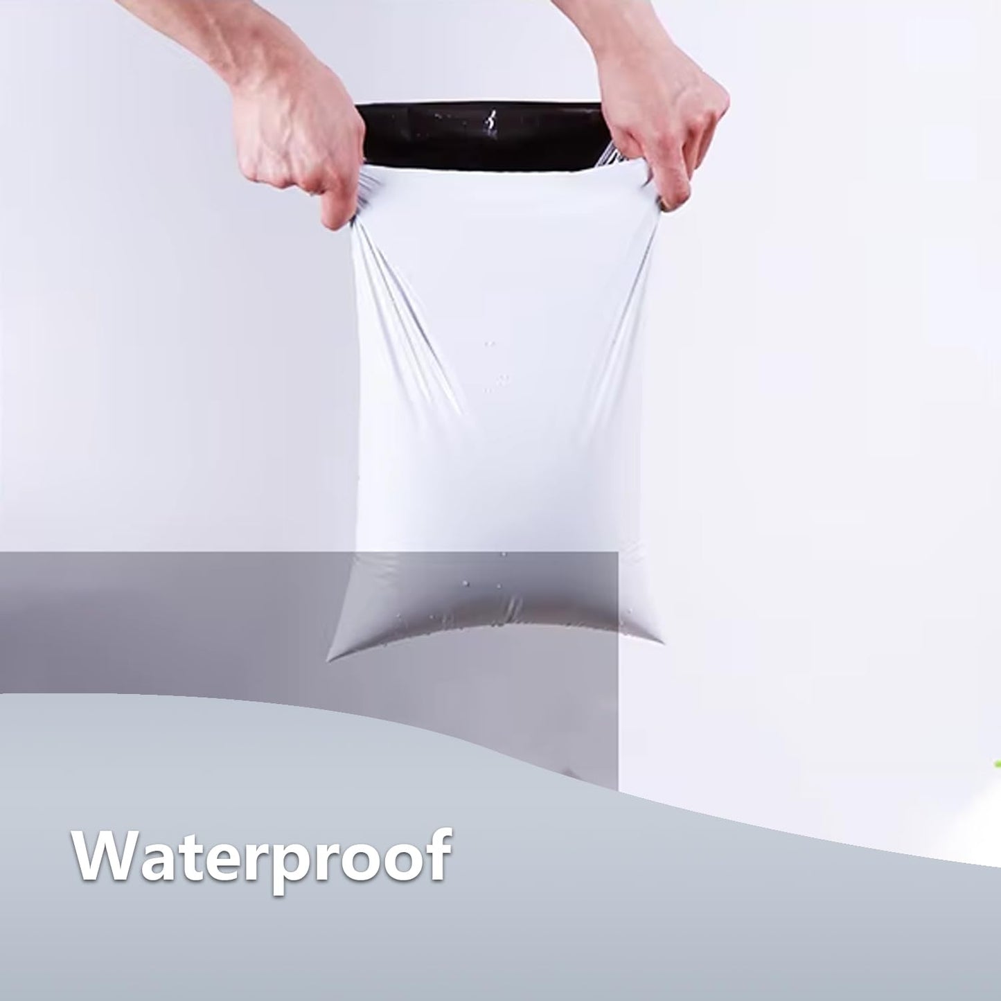 Poly Mailers12 x15.5 100 Pcs, Thickened Mailers, Envelopes Shipping Bags Self Sealing, Waterproof and Tear Proof Mailing Bags for Shipping, Packaging Bags White