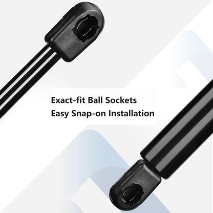 ARANA C16-22331 14269 Gas Struts 16 inch 45Lb, C16-15208 15.7 inch 45# Spring Shock Lift Support for A.R.E Truck Canopy Topper Leer Camper Shell Snugtop Rear Window RV Door Replacement Struts, 2 Pcs