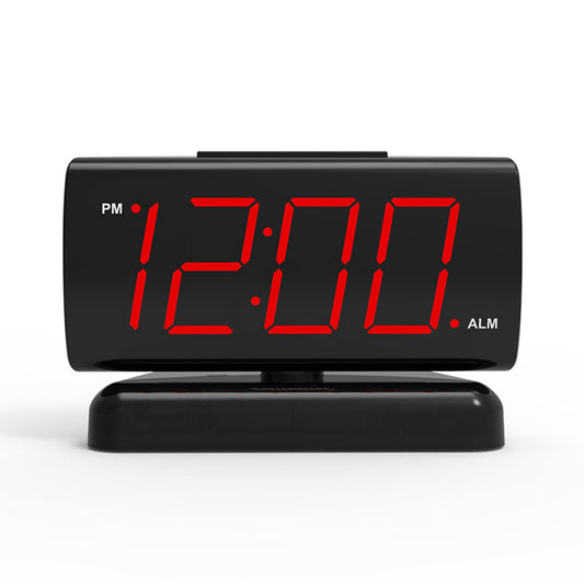 ZOOS Alarm Clock for Bedroom, Large LED Digital Clock for Seniors, Dimmable Simple Alarm Clocks for Bedrooms, Volume Adjustable/Snooze/Battery Backup/Swivel Base Gift for Men Women Elderly Home Office