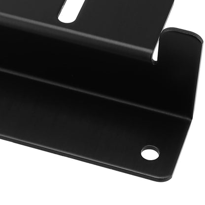 MUKLEI 8 Units Solar Panel Mounting Z Brackets with Nuts and Bolts, Lightweight Aluminum Corrosion-Free Construction Solar Panel Z Brackets Bulk for Roof, RV, Boat, Black