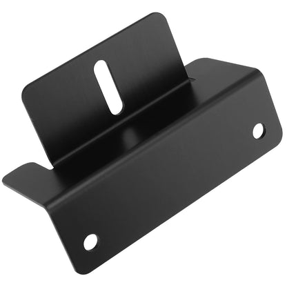 MUKLEI 8 Units Solar Panel Mounting Z Brackets with Nuts and Bolts, Lightweight Aluminum Corrosion-Free Construction Solar Panel Z Brackets Bulk for Roof, RV, Boat, Black