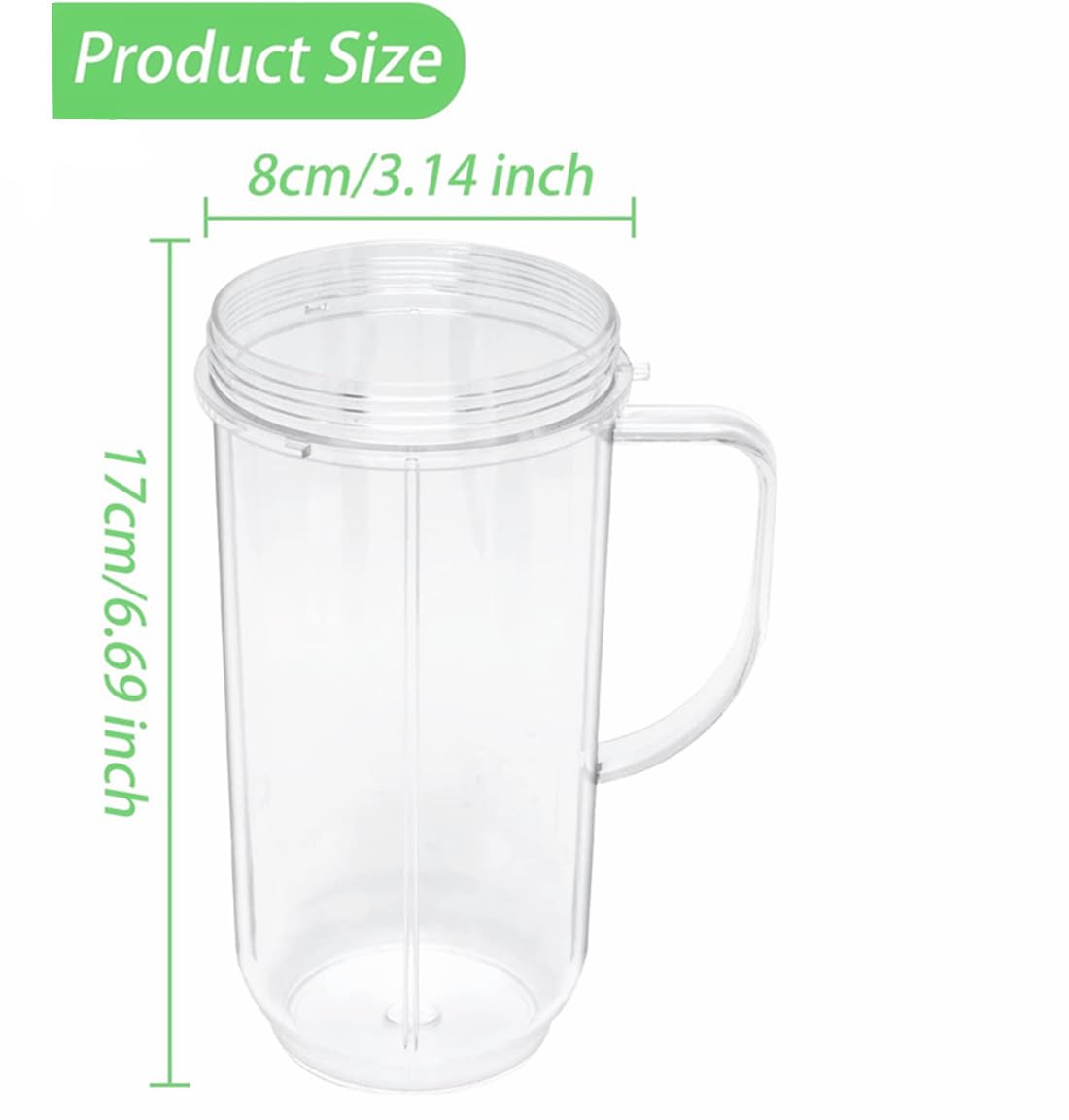 2X 22oz Cup Mug for Magic Bullet 250W Juicer Blender Mixer Replacement -GG Pinkey