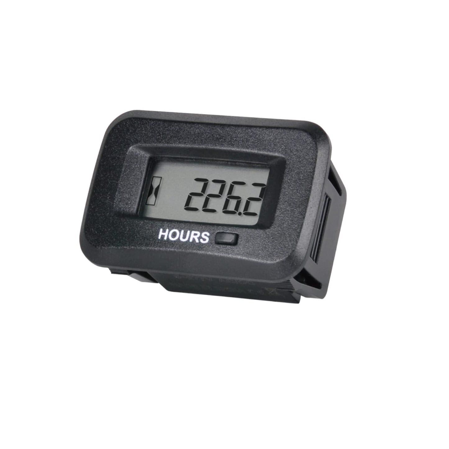 Yooreal Digital AC DC 5-277V Supply Hours Counter,Maintenance Hour Meter,Initial Hours Setup,Works on Various of ZTR Riding Lawn Mower Tractor Generator Land Trimmer UTV Brush Cutter.
