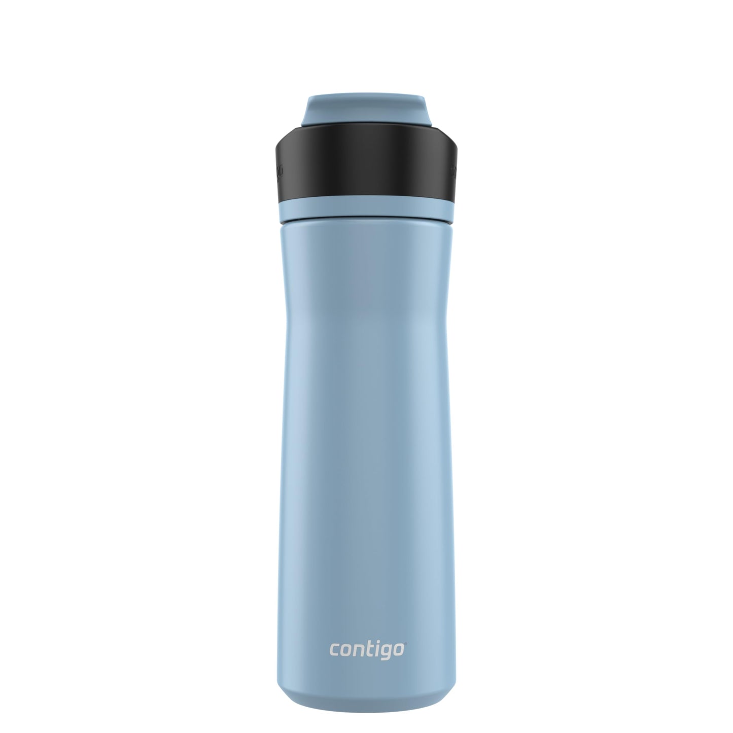 Contigo Ashland Chill 2.0 Stainless Steel Leak-Proof Water Bottle with Straw and Carry Handle for Easy Travel, Vacuum-Insulated and BPA-Free, Glacier, 24 oz (709 mL)