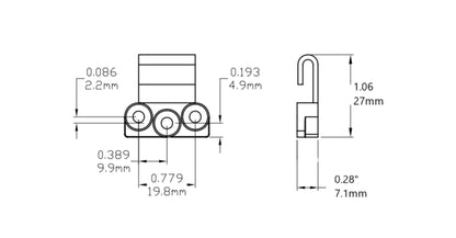 ACME window hardware tie bar Guide 2020, 10 pcs Pack