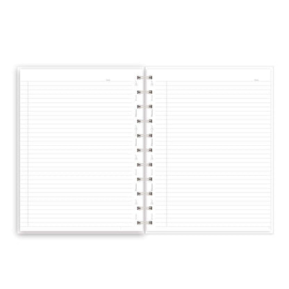 Blueline AF3000.01 Miracle Bind Gold Collection Notebook, 9-1/4" x 7-1/4", White