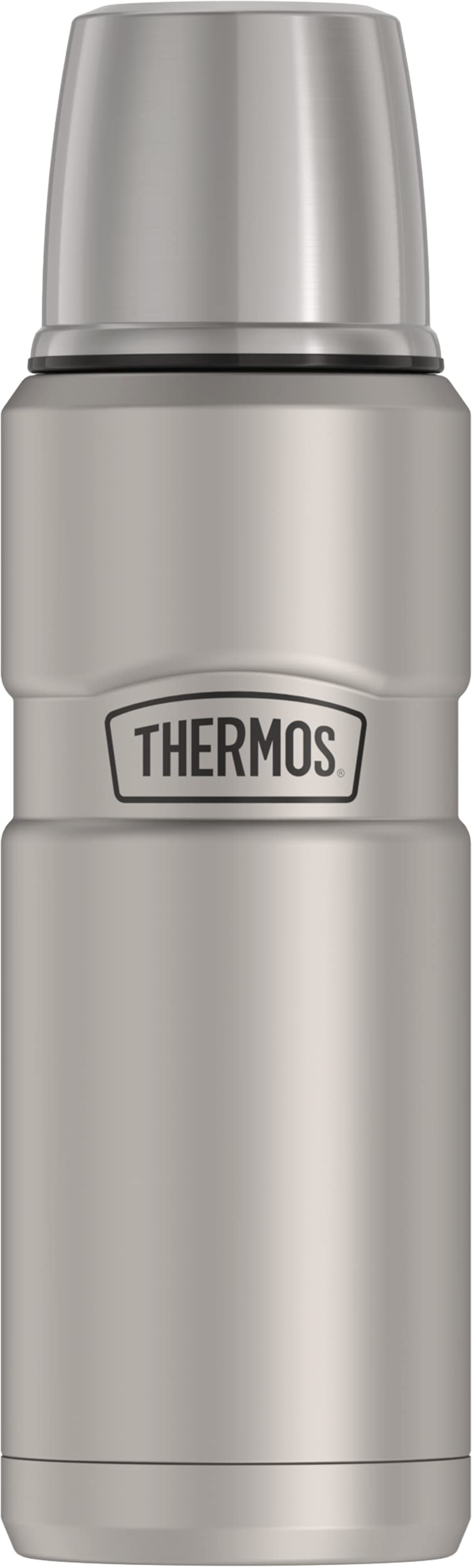 Thermos SK2000STTRI4 Stainless King 16 Ounce Compact Bottle, Stainless Steel, Gray