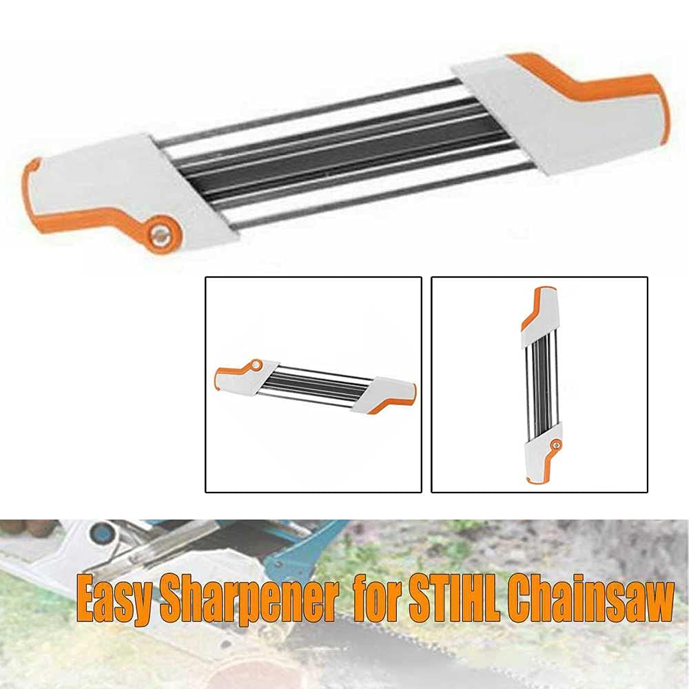 YTING 2 in 1 Metal Easy Chainsaw File Sharpener 4.8mm Replace for Stihl 325 Chain