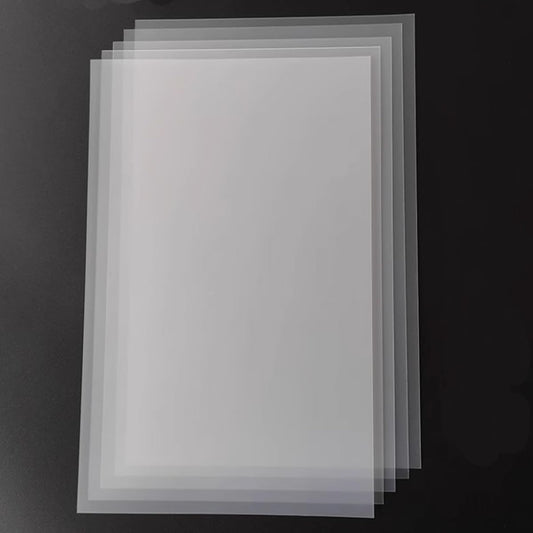 Aisetmoon 60 Pack Binding Presentation Covers 8 x 11 Inches, 12 Mil Clear Binding Covers Set, Cover Sheets for Binding, Binding Supplies, Square Corners, Un-Punched