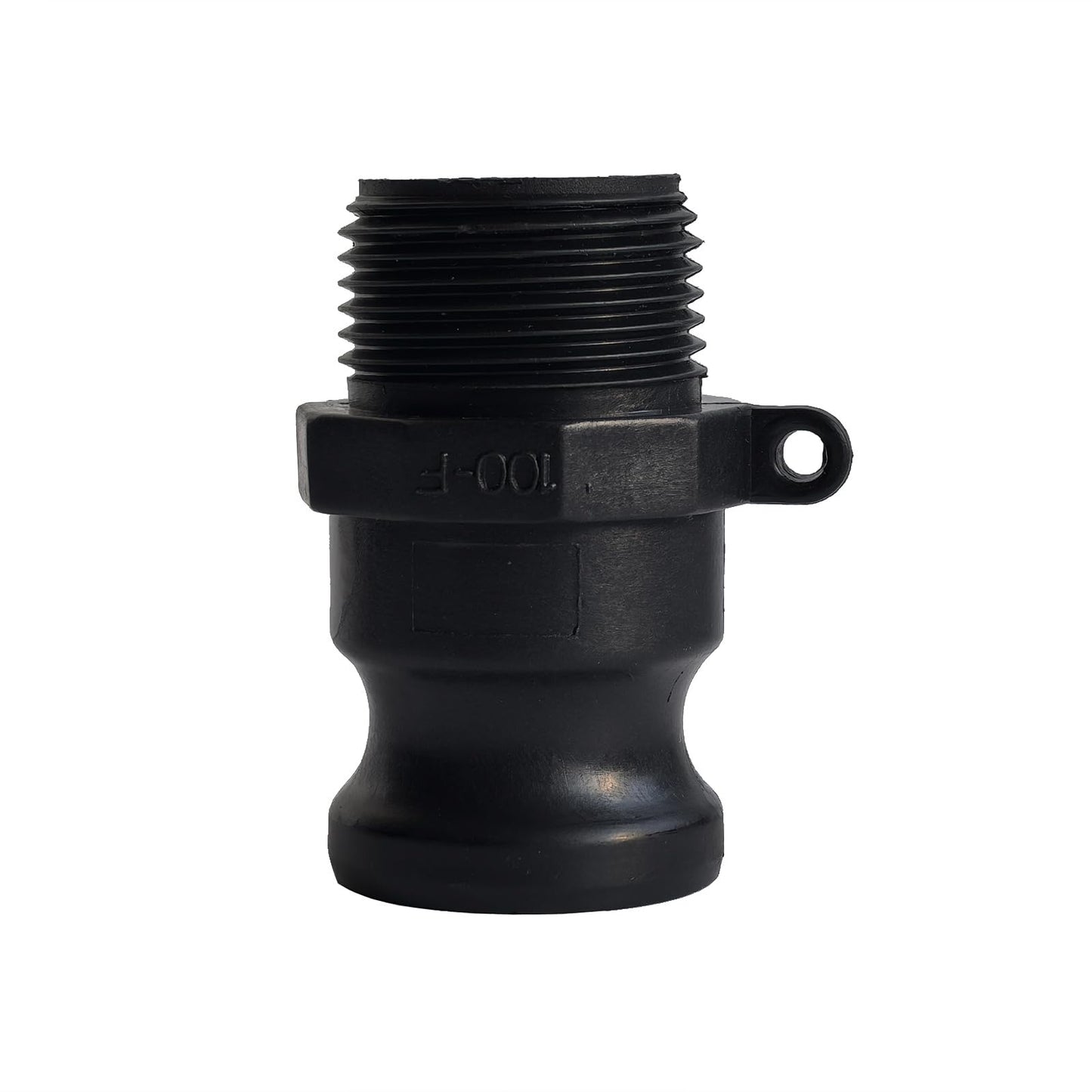 TALEGEN 1 Inch Camlock Fittings Type B & F Polypropylene Cam and Groove Hose Fitting Kit with 1" Female & Male Camlock x 1" NPT Male, Cam and Groove Hose Couplings (2 Sets/ 4 Pcs)