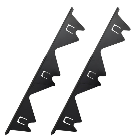 Stove Gap Covers Stainless Steel, 2 Pcs Stove Gap Filler, Heat Resistant and Easy to Clean, Retractable Length 13.8" to 27.5", Width 0.79",Black
