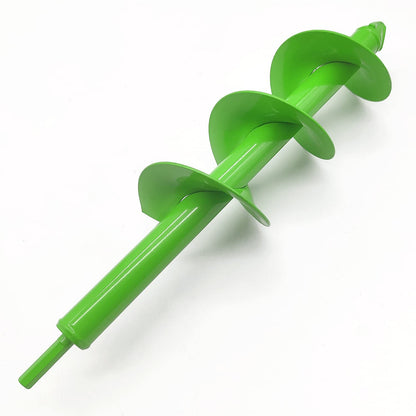 16"x4" Post Hole Auger Drill Bit for Planting, Post Hole Digger Garden Earth Auger Spiral Drill Bit for Dirt/Hard Soil/Clay, Compatible with 3/8" Hex Drive Drill Bits
