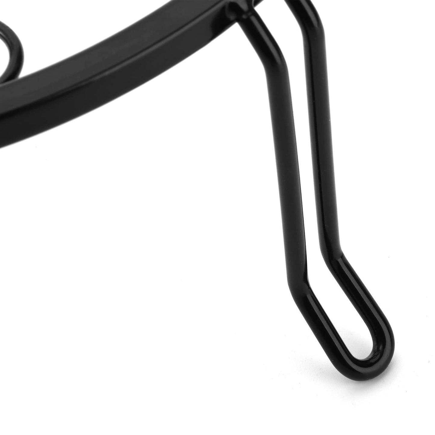 Tosnail 5-Pack Black Metal Plant Stands for Indoor & Outdoor, Holds Up to 60 lb Each, Double Braces Legs