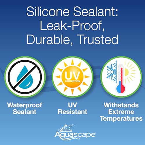 Aquascape 29186 Black Silicone Sealant, Safe for Fish, 10.1-Ounce
