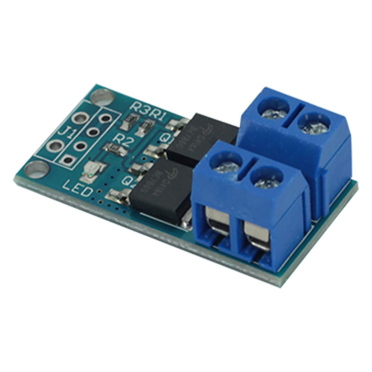 DEVMO 10 PCS DC 5V-36V 15A(Max 30A) 400W Dual High-Power MOSFET Trigger Switch Drive Module 0-20KHz PWM Adjustment Electronic Switch Control Board Motor Speed Control Lamp Brightness Control