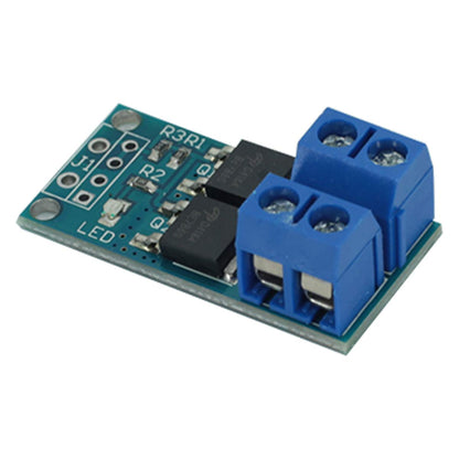 DEVMO 10 PCS DC 5V-36V 15A(Max 30A) 400W Dual High-Power MOSFET Trigger Switch Drive Module 0-20KHz PWM Adjustment Electronic Switch Control Board Motor Speed Control Lamp Brightness Control