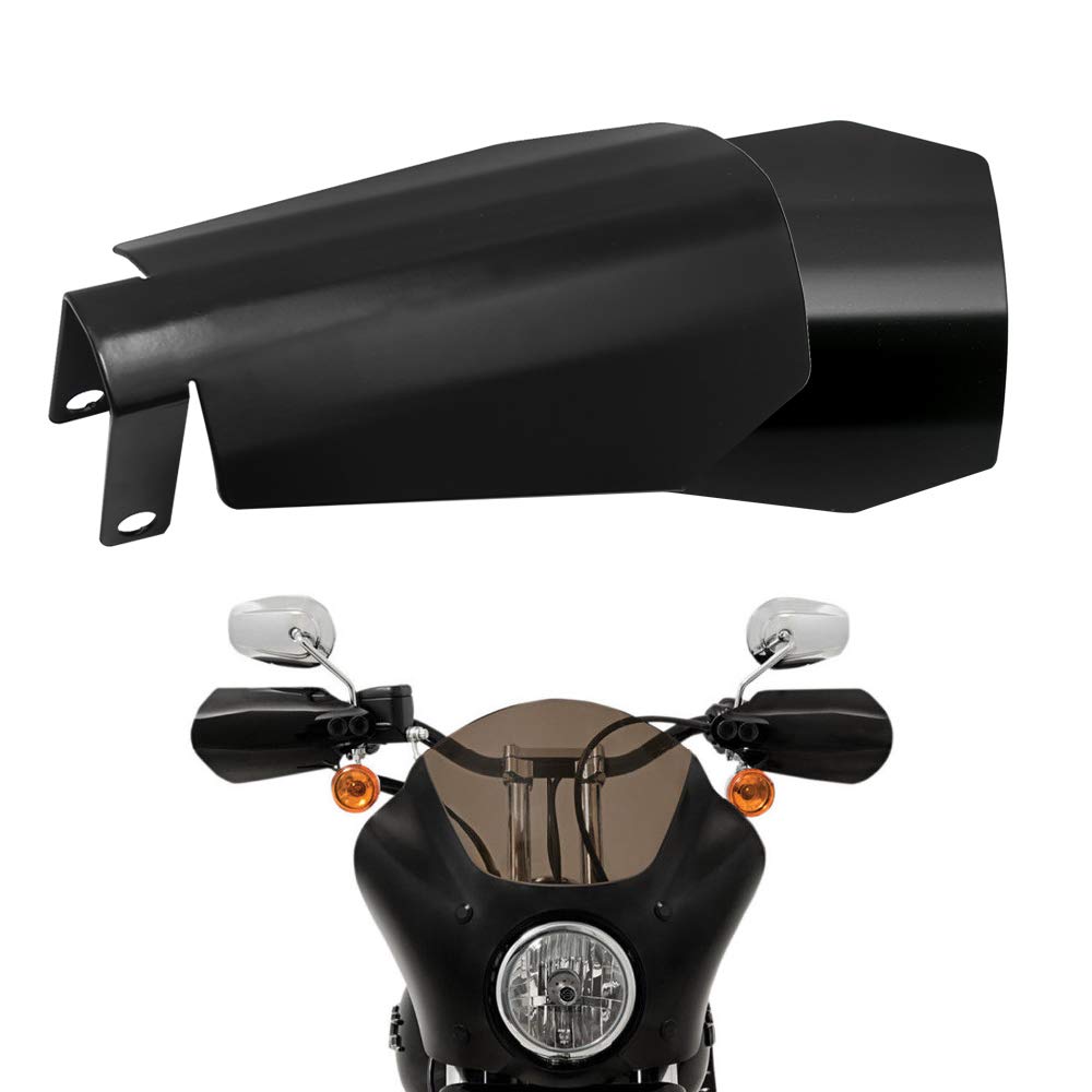 Vkinman 1 Pair Large Motorcycle Handguards Coffin Cut Hand guards Fit for 2007-2020 Harley Davidson Touring Sportster Dyna
