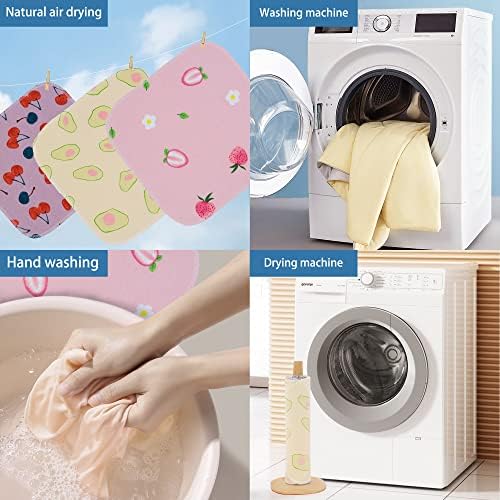 Simnice Reusable Paperless Paper Towels — Eco-Friendly Reusable Napkins Paper Towel, Washable Cotton Cloth Roll for Kitchen,25 Pack 10”x10”with Cardboard Roll