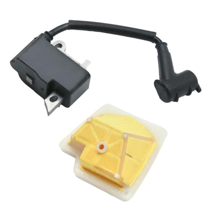VIKKSAER 1133 400 1350 Ignition Coil Module with Spark Plug Fuel Filter, Replacement for Stihl MS270 MS280 MS 270 280 Chainsaw, Replaces 1133-400-1350