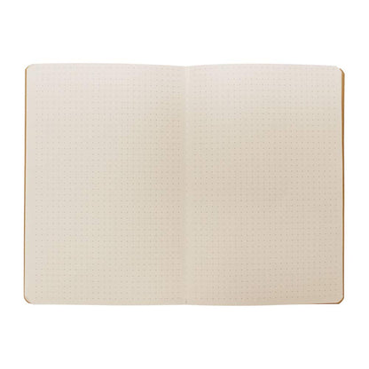 zmybcpack 12 Pack A5 Dot Grid Paper Notebook, Kraft Cover Dotted Subject Notebook, Dot Grid Bullet Journal -30 Sheets/60 Dot Pages，8.25"x5.5"