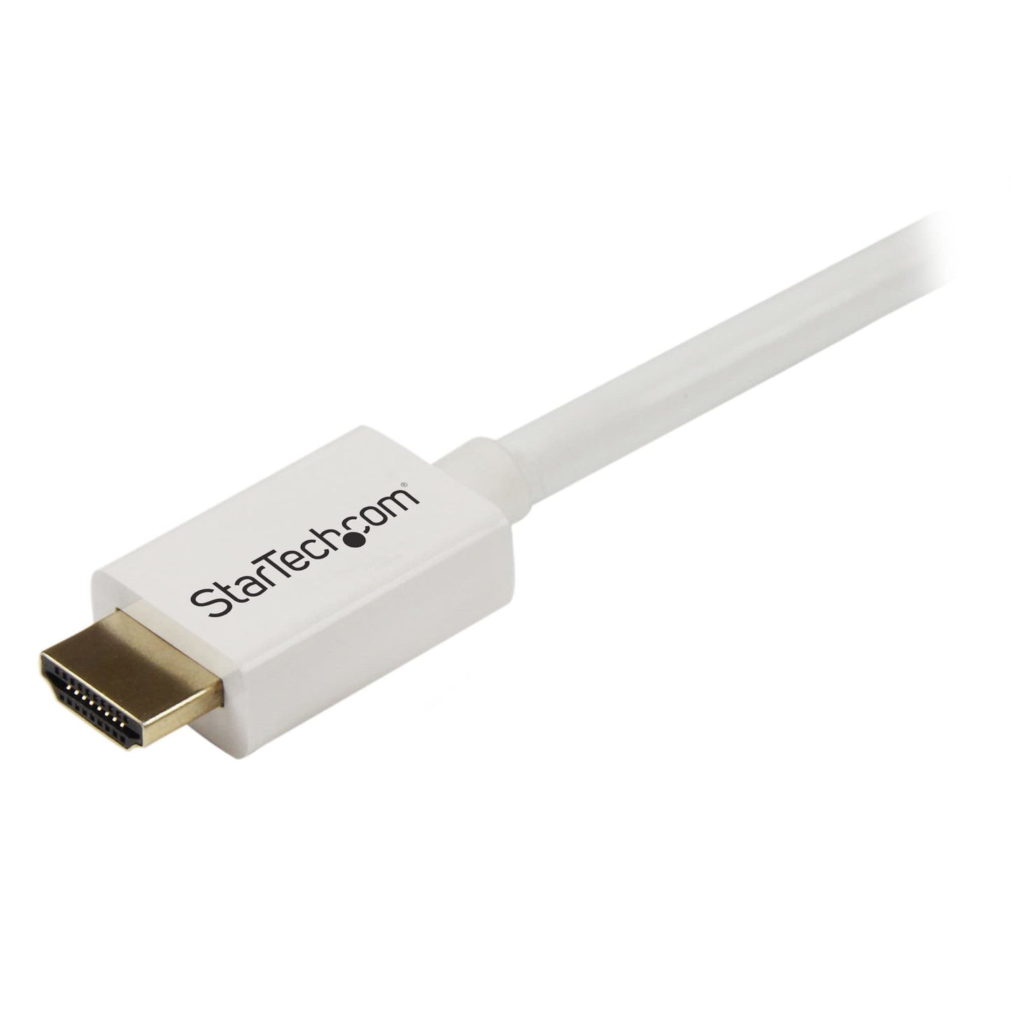 StarTech.com 7m 23 ft White CL3 In-wall High Speed HDMI Cable - Ultra HD 4k x 2k HDMI Cable - HDMI to HDMI M/M - Audio/Video, Gold-Plated (HD3MM7MW)