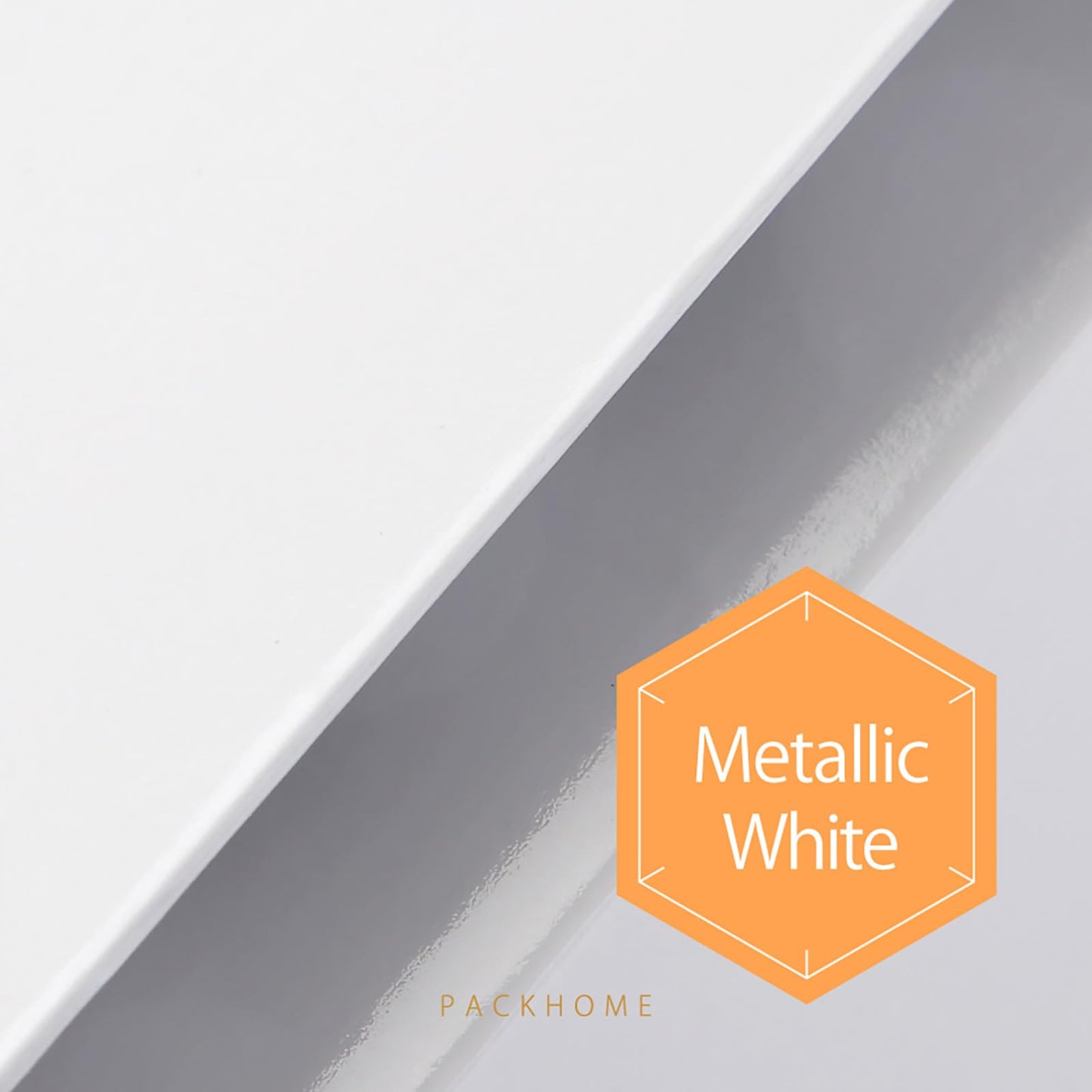 PACKHOME Gift Box 13x9.7x3.4 Inches, Large Gift Box with Lids, Sturdy Shirt Box with Magnetic Lid for Wrapping Gifts (Glossy Metallic White)