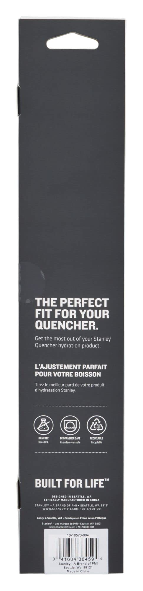 Stanley Reusable Quencher Straws | 4-Pack of BPA-Free, Reusable Straws for Clean Drinking | Perfect for Stanley's 40oz Tumblers | Clear