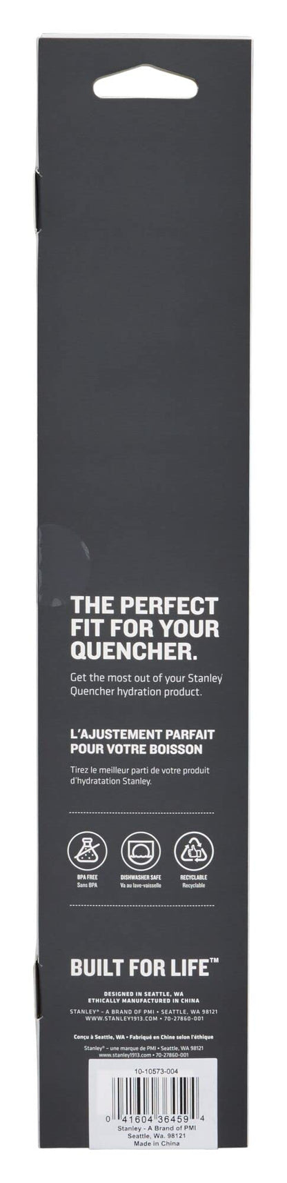 Stanley Reusable Quencher Straws | 4-Pack of BPA-Free, Reusable Straws for Clean Drinking | Perfect for Stanley's 40oz Tumblers | Clear