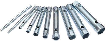 10Pcs Dual-Ended Wrench Socket Plumber Back Nut Tap Spark Plug Spanner Set Extended Spark Plug Wrench (10)