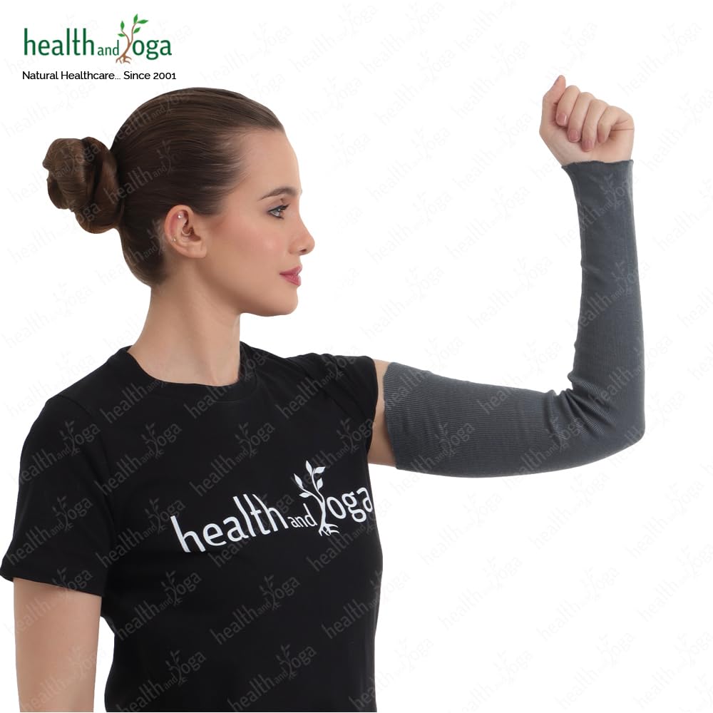 LayerGuard Cotton Stockinette Sleeve Roll, Stretchable Raw Cotton - Comfort wear, Sweat Absorbent (Grey 4 Inch)