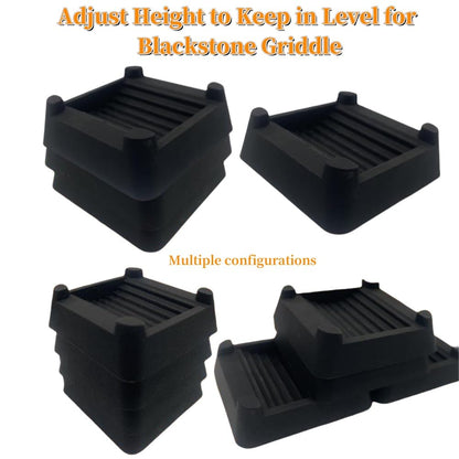 4 Pcs Griddle Leveling Shims Kit for Blackstone Griddle, Stackable Grill Accessories,for Blackstone Electric Tabletop Griddle with Stand,Leg,Keep Flat Top Grill in Level
