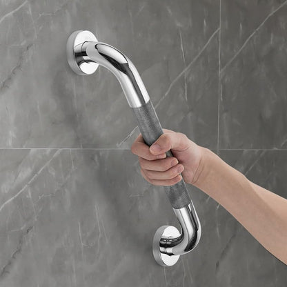 16-Inch Grab Bars for Bathtubs and Showers, Shower Handle for Elderly, Handicap Grab Bars for Bathroom, Shower Grab Bars for Seniors (Polished Nickel 2 Pack)