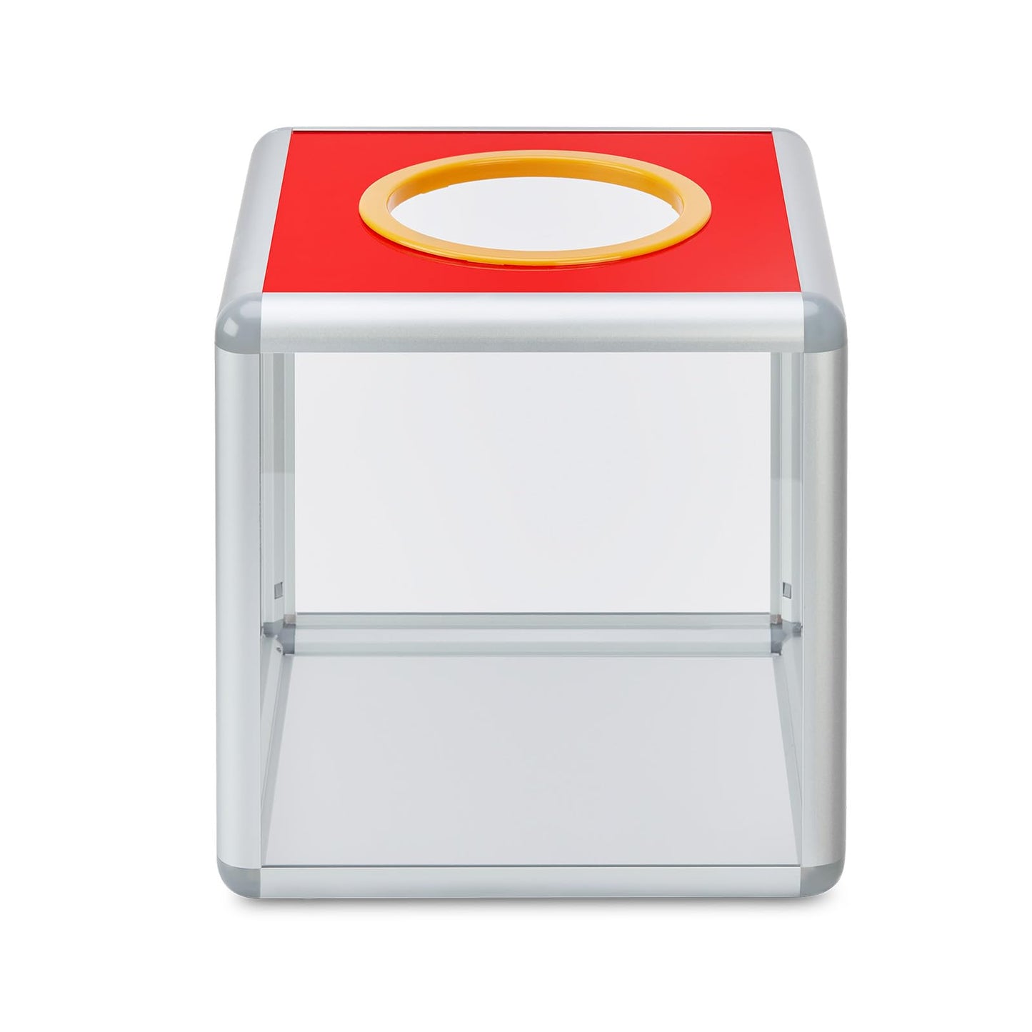 SHUMEI Acrylic Suggestion Box with Voting Slot - Multi-Purpose for Voting, Raffling, Donation, Prayer and Tip Ideal for Elections, Donations, Church, Restaurant and Office