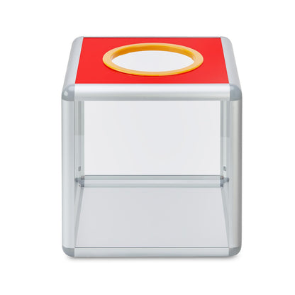 SHUMEI Acrylic Suggestion Box with Voting Slot - Multi-Purpose for Voting, Raffling, Donation, Prayer and Tip Ideal for Elections, Donations, Church, Restaurant and Office