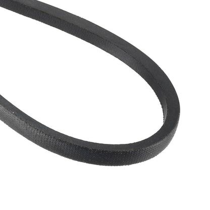 uxcell A48 Drive V-Belts 48" Pitch Length 13mm Width 8mm Thick JIS Standard A-Section Rubber Drive Transmission Belt 2pcs