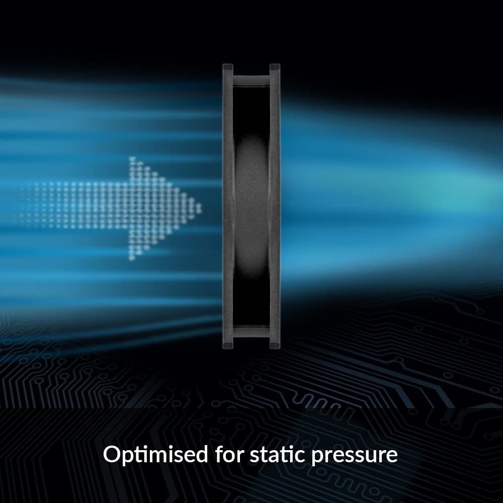 ARCTIC P14 Max - PC Fan, High-Performance 140mm Case Fan, PWM Controlled 400–2800 RPM, Optimised for Static Pressure, 0dB Mode - Black