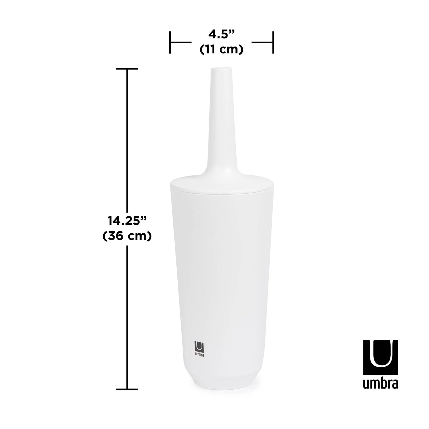Umbra Corsa Toilet Brush,White