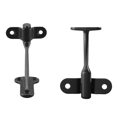 HOME MASTER HARDWARE Handrail Stair Brackets 3" Heavy Duty Support Hardware for Stairways, Home or Office Staircase Hand Rail Bracket with Screws, Oil Rubbed Bronze Finish 3 Pack