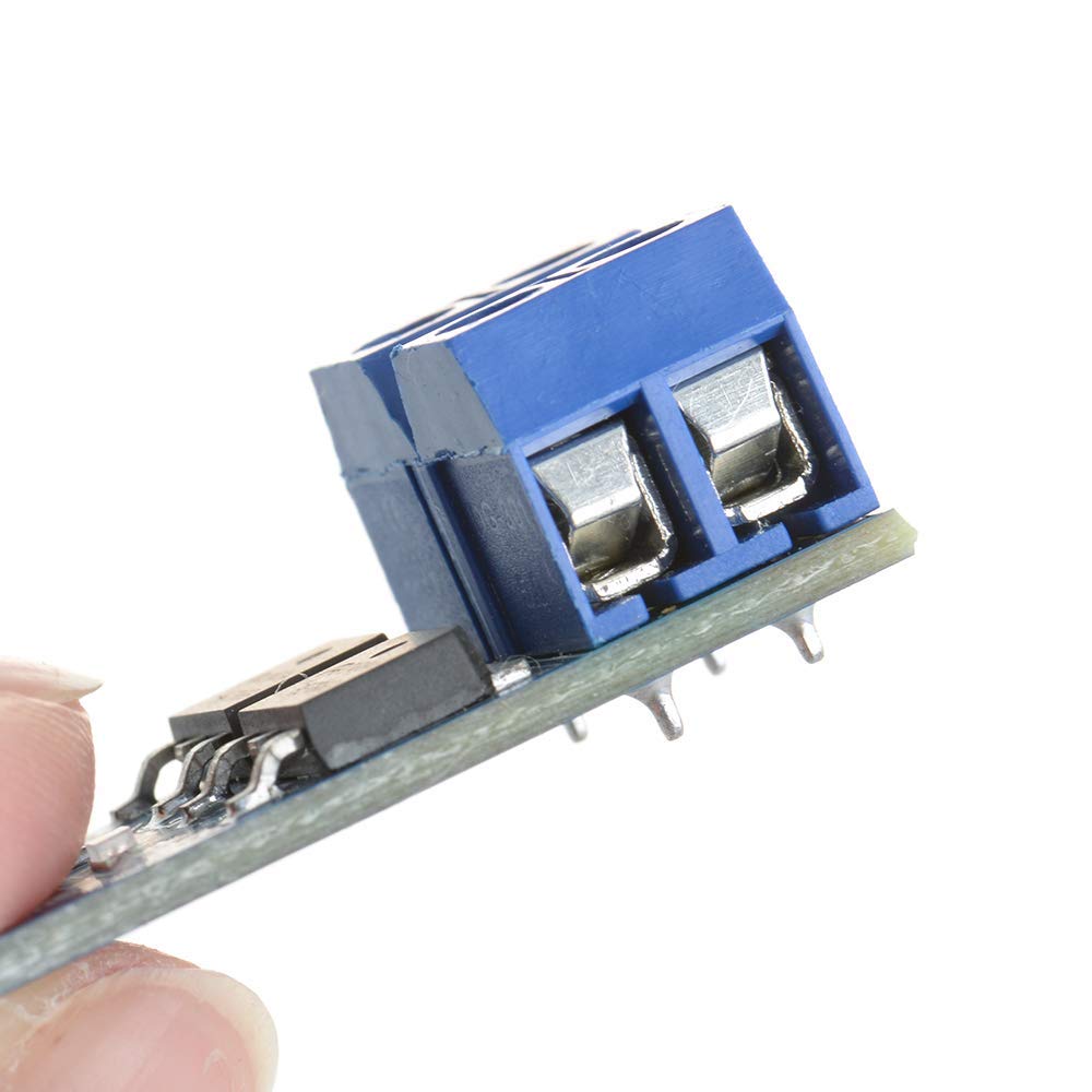 DEVMO 10 PCS DC 5V-36V 15A(Max 30A) 400W Dual High-Power MOSFET Trigger Switch Drive Module 0-20KHz PWM Adjustment Electronic Switch Control Board Motor Speed Control Lamp Brightness Control