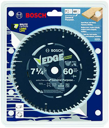 Bosch DCB760 Daredevil 7-1/4-Inch 60-Tooth Ultra Fine Finishing Circular Saw Blade