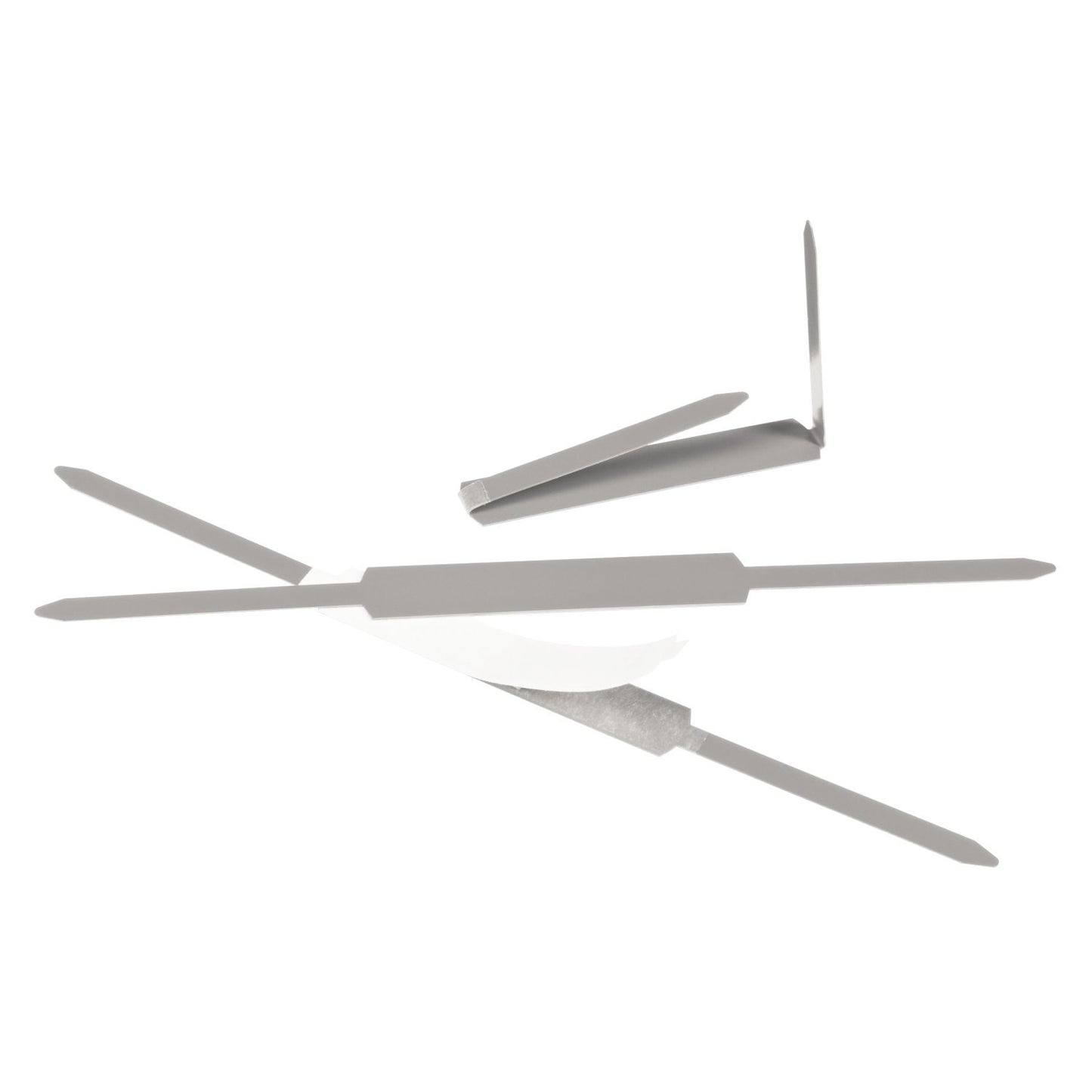 ACCO Economy Self-Adhesive Fastener, 2-Inch Capacity, 2 3/4-Inch Prong to Prong, Box of 100 (A7070020)