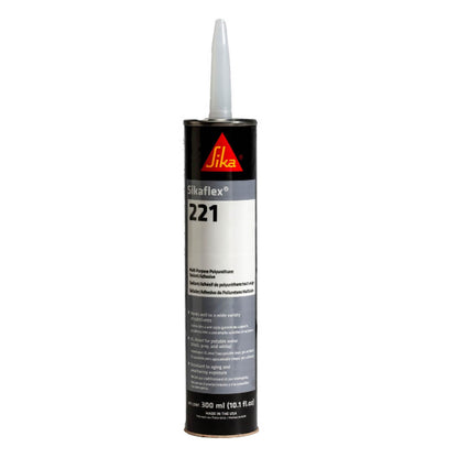 SIKA - Multi-Purpose sealant and Adhesive - Sikaflex-221 - White - Ideal for RV and Motorhome Repair - Permanent - Weather Resistant - Paintable - 300 mL