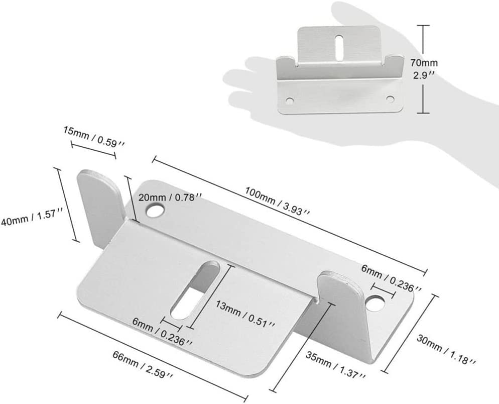 Baotkere Solar Panel Mount Z Brackets, Anti-Corrosion Kits with Nuts and Bolts, Connector Wrenches, Used for House Apartment Roof, Walls Mounted Structures
